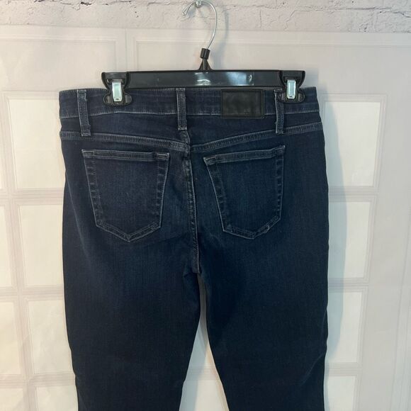 Joe's Jeans Dark Blue Raw Hem Marcie Flawless The Phoenix Ankle Jeans Size 28 - Picture 6 of 12